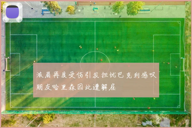 浓眉再度受伤引发担忧巴克利感叹朋友哈里森因此遭解雇
